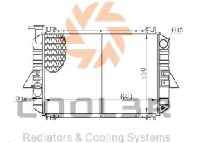 COOL3R 17021222 - RAD. TOYOTA 4RUNNER 2.4td ( metalico )