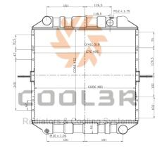 COOL3R 17021234 - RAD. NISSAN CABSTAR E 110.45 METALICO