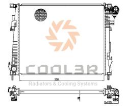 COOL3R 16PA3020 - RAD. MERCEDES CLASE C (W202) CDI (97-00) AUT.