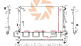 COOL3R 1443070 - RAD. RENAULT PREMIUM II (05-) (Sin Laterales).