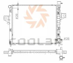 COOL3R 103430083 - RAD. FORD RANGER 3.2 TDCI (11-).