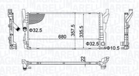 MAGNETI MARELLI BM2029 - RAD. GRUPO PSA ( C3 II / 208 I ).