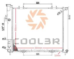 COOL3R 1433026 - RAD. JEEP CHEROKEE ( XJ ) 4.0i / 2.5i ( 88-01 )