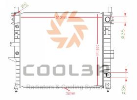 COOL3R 1440089 - RAD. MERCEDES-BENZ T1 209D / 307D / 309D / 407D