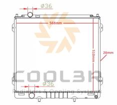 COOL3R 1421091 - RAD. HYUNDAI ACCENT II SEDAN (LC) 1.3 / 1.5 AUT. (00-05)