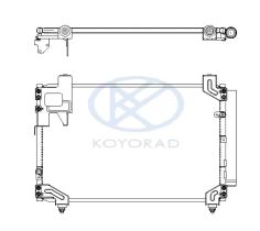 KOYO CD010441M - COND. TOYOTA / PSA ( AYGO / C1 / 107 )  05/05-