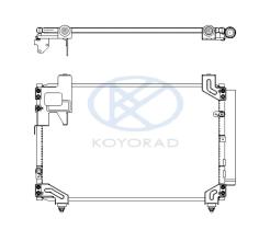 KOYO CD010441M - COND. TOYOTA / PSA ( AYGO / C1 / 107 )  05/05-