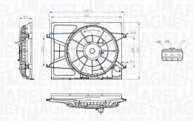 MAGNETI MARELLI MTC793AX - ELECTRO-VENT. KIA / HYUNDAI (SOLO VENTILADOR SIN CARCASA)