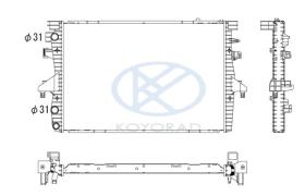 KOYO PL452396R - RAD. GRUPO VAG ( V.Mod )