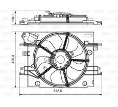 VALEO 696880 - ELECTRO-VENT-MOTOR. RENAULT ESPACE V 1.6 dCi (15-)