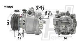 RPL APCOOP5068 - COMP. OPEL INSIGNIA-9-5 2.0CDTI 190CV ( COPIA-SANDEN )