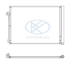 KOYO CD420874 - COND. BMW 4WD 1 / 3 / X1 series 2.0 Di M/A 08/04-.