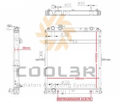 COOL3R 1413121 - RAD. ISUZU NQR NPR NKR 5.2TD (05-)