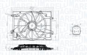 MAGNETI MARELLI MTC784AX - ELECTRO-VENT. DACIA LOGAN / SANDERO ( V.MOD )