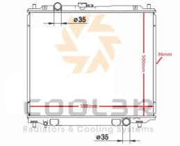 COOL3R 1414146 - RAD. MITSUBISHI Canter VI Canter 35 / FUSO. (96-01).