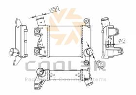 COOL3R 1487115 - INTERC. AUDI A4 1.9TDI / 2.0TDI (00-09)