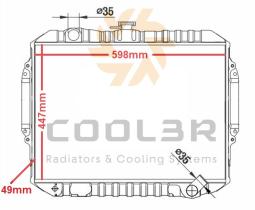 COOL3R 1414228 - RAD. MITSUBISHI LANCER AUT. (92-94)