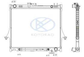 KOYO PL712130 - RAD. OPEL VIVARO. RENAULT TRAFIC III.  TALENTO 1.6 D 06/14-