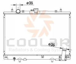 COOL3R 105277081 - RAD. MITSUBISHI MONTERO IV 4WD 3.2 DID AUT (08/99-)