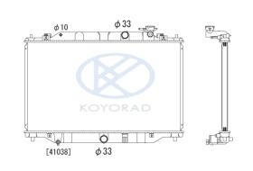 KOYO PL062773R - RAD. MAZDA 6 2.0 / 2.2 CITD MAN. 07/08-12/12