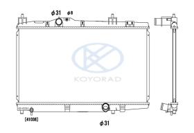 KOYO PL011929 - RAD. TOYOTA AVENSIS ( T22 ) 2.0 D-4D