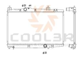 COOL3R 108104081 - RAD. TOYOTA YARIS 1.0 16V