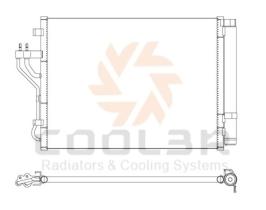 COOL3R 104048K8C3S - COND. HYUNDAI ATOS, 97-02