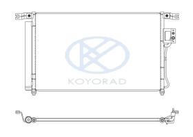 KOYO CD810521 - Cond. Captur/Duster/Clio/Twingo/Fortwo/Forfour 06/13-
