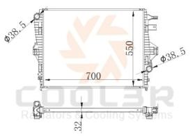 COOL3R 105822081 - RAD. GRUPO P.S.A. ( JUMPER, BOXER ) (14- ).