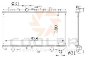 COOL3R 104116082 - RAD. KIA CERATO (FE) 1.6 CRDI (04-08).