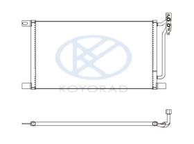 KOYO CD420524 - COND. MERCEDES Vito 1.6 / 2.2 CDi / V-Ser. 2.1 CDi 03/14-