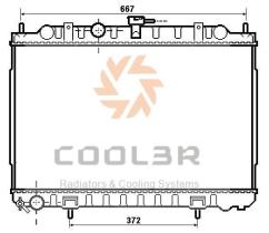 COOL3R 102746084 - RAD. NISSAN 350Z  (Z33) 03-09.