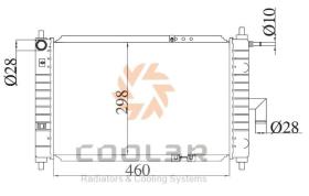 COOL3R 102902083 - RAD. DAEWOO MATIZ 0.8