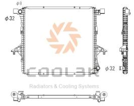 COOL3R 1095P1081 - RAD. VW CRAFTER, 17-