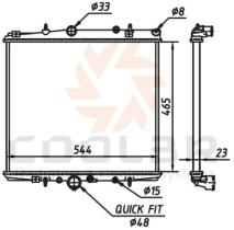 COOL3R 105787081 - RAD. GRUPO P.S.A. ( JUMPER, DUCATO, BOXER ) 14-. 2.3JTD 3.0