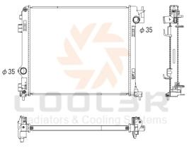 COOL3R 1027X1082 - RAD. NISSAN NP300 NAVARA (D23) 2.3 DCI (14-)