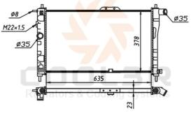 COOL3R 10291008A1 - RAD. DACIA DUSTER 1.5 DCI 17- ( ADICIONAL ).