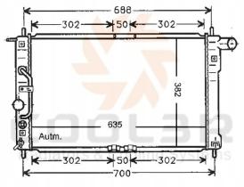 COOL3R 102912082 - RAD. DAEWOO LANOS 1.6 (97-08)