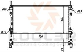 COOL3R 103247082 - RAD. FORD TRANSIT 2.0TDCi / 2.4TDDi ( 00-06 ).