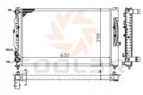 COOL3R 101324081 - RAD. GRUPO VAG ( A4, SuperB, Passat ) 94-05.