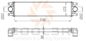 COOL3R 106042J81 - INTERCOOLER RENAULT LAGUNA 01-05