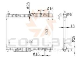 COOL3R 103238081 - RAD. FORD MONDEO 2.0 TDCI (07-)