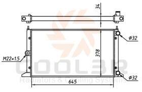 COOL3R 10324008A3 - RAD. FORD ( V.Mod ) 08-17