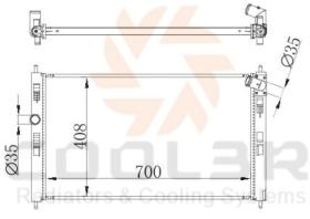 COOL3R 105234082 - RAD. VOLVO S40/V40, 95-03