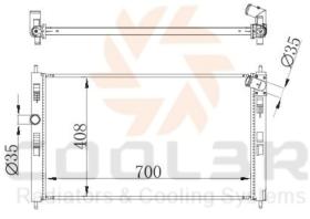 COOL3R 105234082 - RAD. MINI COOPER ( R56 ) / ( R60 )