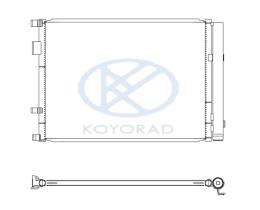 KOYO CD821299M - COND. KIA RIO / STONIC 1.2 / 1.4 CVVT MAN. 01/17-