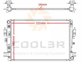 COOL3R 1415409 - RAD. NISSAN NT400 CABSTAR (F24M) (16-).