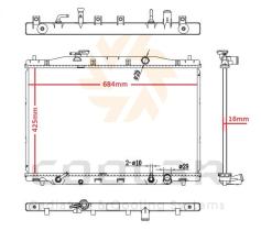 COOL3R 1417249 - RAD. HONDA CIVIC (90-00) ALUMINIO-COMPLETO
