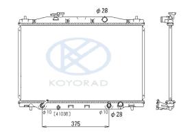 KOYO PL081762 - RAD. HONDA CIVIC 1.7i - 16V MAN. 01/01-.