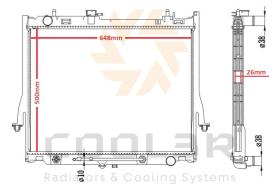 COOL3R 1413079 - RAD. ISUZU NPR (05-)  AUT.